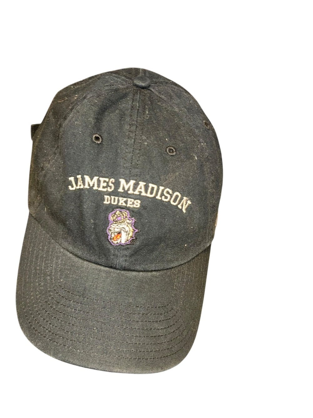 James Madison university dukes 47 brand black adjustable hat JMU